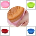 thumbnail image 3 of 4 piezas de bandeja para tortas de 8 pulgadas, para tortas de iris, juego de redondos de silicona, antiadherentes para hornear Sunnimix molde para pasteles redondo, 3 of 8