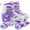 Purple, variant on JZY Ultimate Fun with Light-Up Wheels Roller Skates For Ages 5-8 and 8-12, Adjustable for Kids, Youth & Women