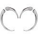 thumbnail image 1 of 1 par de pendientes de luna novedosos, pendientes de luna delicados, pendientes de luna de Metal elegantes, regalo femenino, 1 of 5