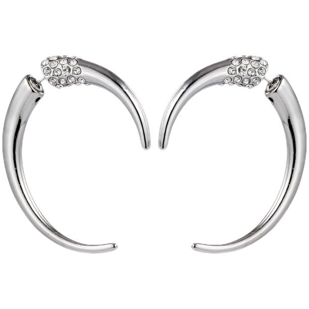 1 par de pendientes de luna novedosos, pendientes de luna delicados, pendientes de luna de Metal elegantes, regalo femenino