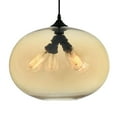 thumbnail image 6 of CWI Lighting 4 Light Contemporary Glass Down Pendant in Amber, 6 of 6