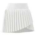 thumbnail image 5 of XAOFW Women's Skirts Carnival Solid Color Lightweight Layered Sportswear Athletic Pleated Skirt With Pockets Outdoor Activities Comfortable Cozy Skirts, 5 of 5