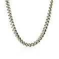 thumbnail image 2 of ARAIYA FINE JEWELRY 925 Sterling Silver 4.06 mm Rhodium Plated Franco Chain 22'' for Mens, 2 of 6