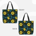 thumbnail image 2 of Easygdp Sunflowers And Blue Flower Bolsa Tote para Mujer, Bolso de Hombro para Trabajo, Playa, Viajes, Compras y Supermercado, 2 of 7