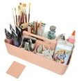 thumbnail image 5 of Enjoy Organizer -Large Portable Caddy, DIY Dividers, 8 Compartments, School Office Supplies Home Organizer Basket with Handle Storage Organizer Made in USA (3 PACK, Indie Pink), 5 of 8