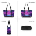 thumbnail image 6 of FORMRS Laptop Tote Bag for Women with 15.6" Computer Compartments Handbag, Purple Digital Art, 6 of 7