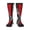 3 Black, variant on Women's Knee High Socks Firefighter Red Line Flag Art Outdoor Casual Tube Socks