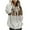 White, variant on jsaierl Womens Hoodies Sherpa Zip Up Leopard Patchwork Jacket Long Sleeve Fleece Outwear Comfy Warm Hooded Cardigan