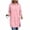 Pink, variant on Kezqiaxn Womens Hoodie Fashion Solid Color Side Slit Casual Long Sweatshirts Long Sleeve Drawstring Pullover Tops with Pockets