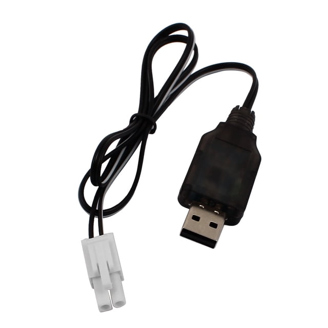 Cable de carga USB inverso EL-2P para coche RC 7.2V 250mA Ni-MH Ni-CD