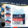 thumbnail image 2 of Usmilegift 13'' Fathers Day Gift Bags with Greeting Card and Tissue Paper Best Dad Ever Dad Day Paper Gift Bags for Birthdays, Father's Day, Congratulations, Thank You, 2 of 6