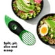 thumbnail image 3 of Cortadora de aguacates OXO Good Grips 3 en 1 de acero inoxidable verde, 3 of 9