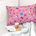 thumbnail image 4 of Lsque Sanrio Pattern Bedding Waterproof Pillow Protector Zippered Queen – Bed Bug Proof Pillow Encasement-20"x30", 4 of 6