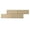 Champagne, variant on Aspect Peel and Stick Backsplash 12inx4in Subway Stainless Matted Metal Tile 15 Sq Ft Kit for Kitchen and Bathrooms