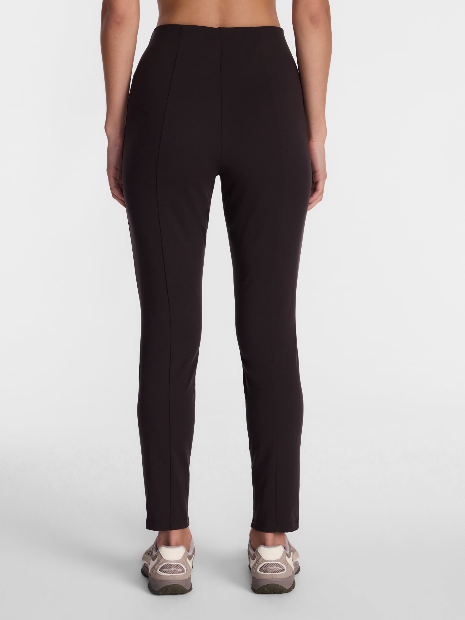 Avia Women's Interlock Leggings with Split Hem, 28" Inseam, Sizes XS-XXXL