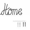 thumbnail image 4 of Lavish Home Metal Home Sweet Home Decorative Word Art Wall Decor (Black), 4 of 8