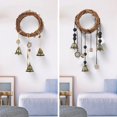 thumbnail image 3 of 2Pcs Witch Bells Protection Door Hangers, Witch Wind Chimes Wreath, Handmade Hanging Wiccan Magic Wind Chimes for Home Doorknob Witchcraft Decorations, 3 of 8