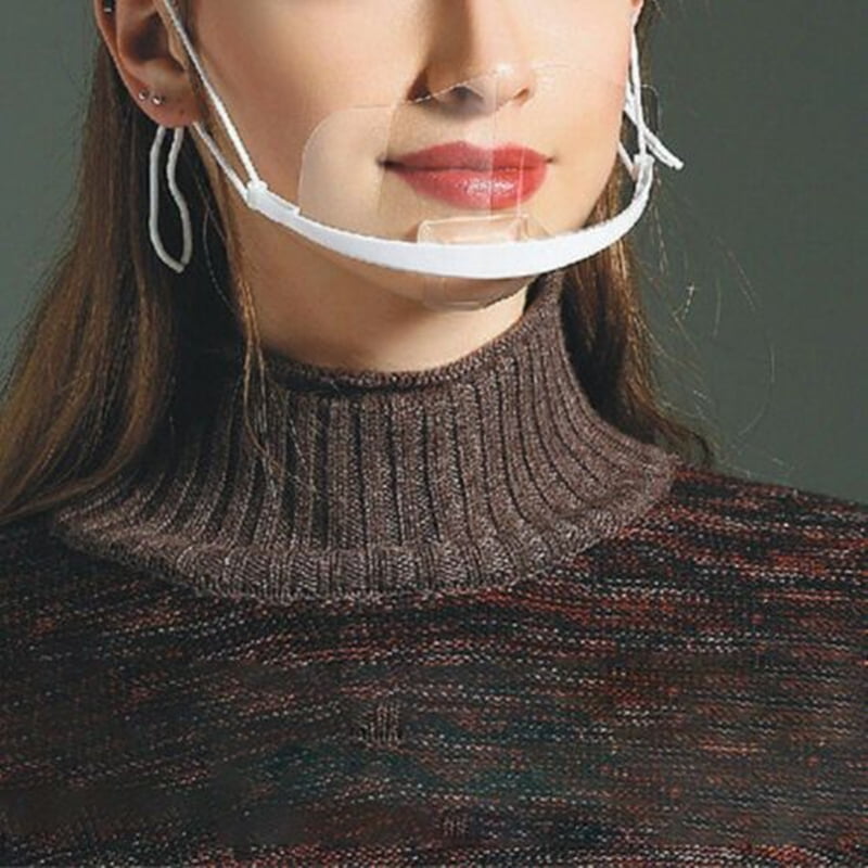 10PCS Safety Face Shield Anti-Spitting Splash Facial Cover  Adjustable UK Post 