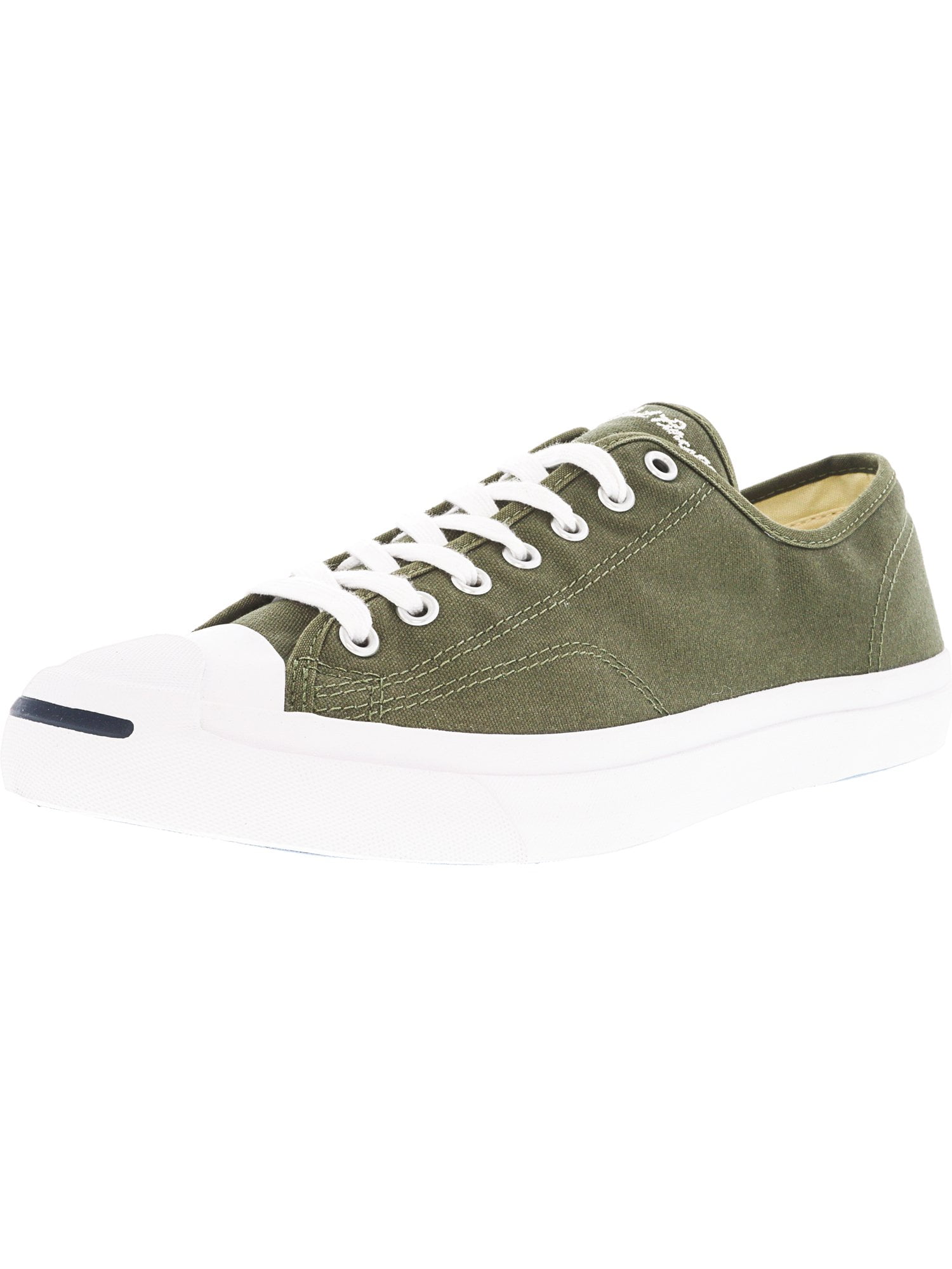 Converse Jp Jack Ox Medium Olive / Natural White Ankle-High Canvas ...