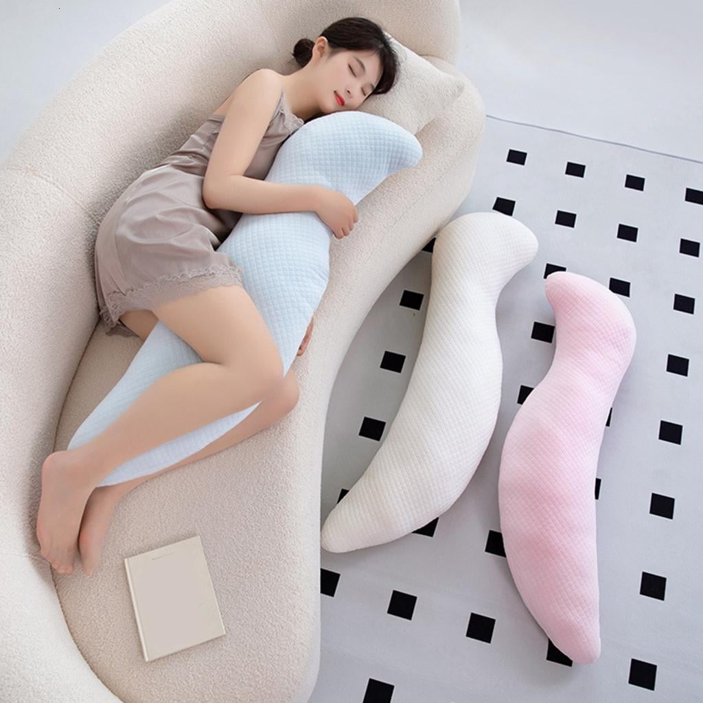 Yihuala Curveds Horse Shape Pillow Body Pillow For Comfort Maternity Back Machine Washable Materials Covers
