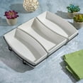 thumbnail image 2 of Gibson Home Gracious Dining Tidbit Dish Set W/ Metal Stand, 2 of 4