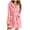 Light Pink, variant on YanHoo Robes for Women, Bath Robe Women's Hooded Fleece Bathrobes Soft Plush Sleepwear Fluffy Warm Sherpa Shaggy Bathrobe
