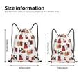 thumbnail image 2 of Balery Cute Cat And Christmas Gift Pattern Drawstring Backpack Bag Sport Gym Sackpack Cinch Bags Pattern Drawstring Backpack Bag Sport Gym Sackpack Cinch Bags -Medium, 2 of 6