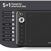 Parblo Intangbo X7 Drawing Tablet 7.2 x 4.5 Digital Graphic Tablets with Mode Switch, 6 Customised Keys, Battery-Free Stylus S01 Art Tablet for Art Digital Design, Work with Window/Mac, Android