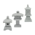 thumbnail image 3 of LOVIVER 3 Pièces Simulation Sculpture Ornements Chic Cadeau Objets de Collection Statues Figurines, 3 of 8