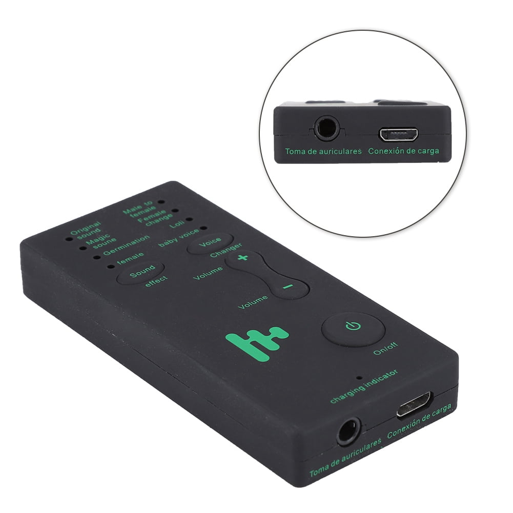 Greensen Portable Mini Voice Changer Live Broadcast Sound Card For Mobile Phone Pc English Version Phone Sound Card Audio Card Walmart Canada