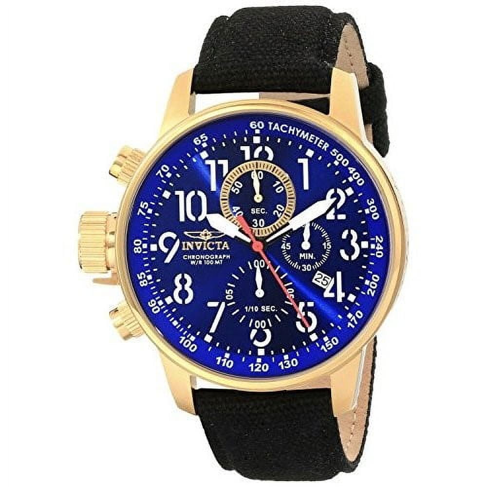 Invicta I-Force 3330 Big Face Leather Chronograph Watch for