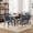 Blue, variant on AFO Modern Velvet Dining Chair with Solid Wood Legs, Ergonomic Curved Side Chairs for Dining Room, Cafe and Kitchen, Set of 2, Green