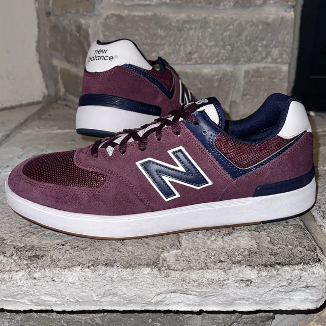 Mint 2022 New Balance CT 574 Red Suede Tennis Shoes Retro Sneakers 12 D Mens