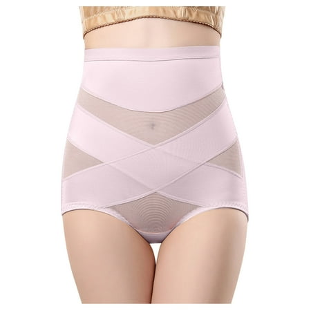 Bigersell Thong Underwear Women Clearance Lace Panties Thong Panty Style P-1512 Nylon Brief Panties Ladies Thong Underwear Briefs Mid Waist Women s Briefs Pink XL