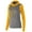 Graphite Heather/Light Gold, variant on Ladies' Dry-Excelâ„¢ Echo Performance Polyester Knit Training Hoodie - GRAP HTH/ PW PNK - 2XL