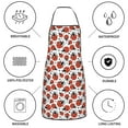 thumbnail image 6 of Rocae Red Ladybugs for Kitchen Aprons for Women Adjustable Cooking Kitchen Chef Apron for Men with Pockets, 6 of 7