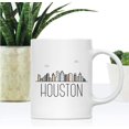 thumbnail image 2 of Koyal Wholesale Colorful City Skyline Graphic Ceramic Coffee Mug, Houston, 2 of 5
