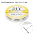 thumbnail image 2 of 1pcs 0.6mm Craft Wire Beading Copper Wire for Jewelry Making Supply(Silver), 2 of 6