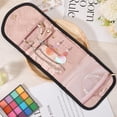 thumbnail image 3 of Travel Jewelry Case Travel Jewelry Organizer Small Foldable Jewelry Hanging Bag Portable Everyday Jewelry Storage Roll for DIY Journey-Rings Necklaces Earrings Bracelets Brooches 15.83x5.71in, 3 of 9