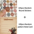 thumbnail image 5 of Scary - Cute Halloween Sticky Notes - Perfect for Gifting (3.54×3.54 Inches) 100-Pack with105 Emoticon Stickers, Quickly Jotting Down Reminders, Leaving Temporary Messages, Work on Various Surfaces, 5 of 13