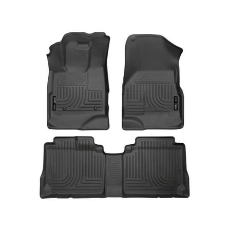 Husky Liners 98131 Weatherbeater Floor Mats Fit 2010-2017 Chevy Equinox, GMC Terrain - Front/2nd Seat - Black