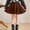 Khaki2, variant on Crunowin Girls Short Skirts Velvet Cake Layered Fall & Spring Puff Skirts Khaki Size 5/6