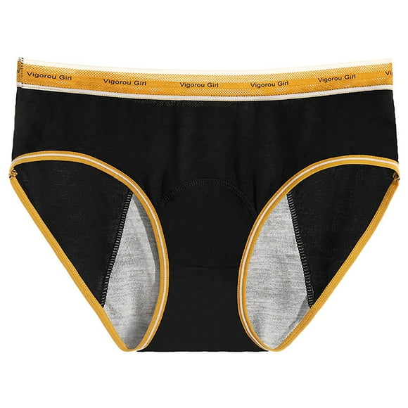 Curenmufel Lace Panties for Women Women's Brief Panties, Silky Stretch & Satin Trim (Yellow,S)