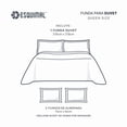 thumbnail image 4 of Funda Duvet Invernal Afelpada Doble Vista con Fundas de Almohada Esquimal (Negro-Gris, Queen Size), 4 of 5