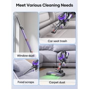 Laresar Cordless Vacuum Cleaners, 400W 48KPA 6-in-1 Lightweight Stick Vacuum for Carpet Hard Floor Pet Hair