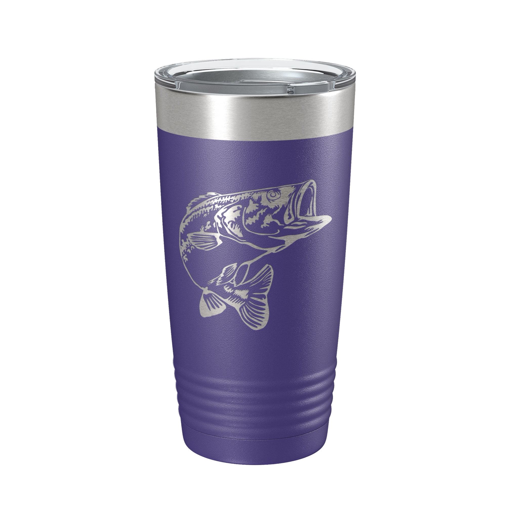 I'm A Bass Man Watercolor Stainless Steel 14oz Travel Mug