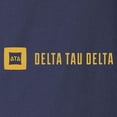 thumbnail image 3 of CafePress - Delta Tau Delta Gold Signature Long Sleeve T Shirt - Long Sleeve Dark T-Shirt, 3 of 4