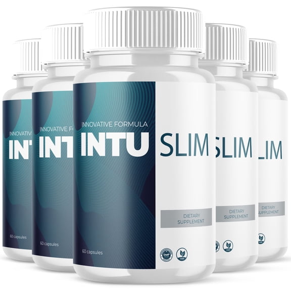 (5 Pack) Intuslim - Keto Weight Loss Formula - Energy & Focus Boosting Dietary Supplements for Weight Management & Metabolism - Advanced Fat Burn Raspberry Ketones Pills - 300 Capsules