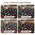 thumbnail image 7 of ODIKA 6'x9' Ultra-Soft Area Rug, Guitar Music Notes Modern Rock With Hip Hop Graffiti Accents None Washable, Bare feet friendly, Silk-Touch for Guest Room, Bedroom, 7 of 7
