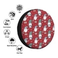 thumbnail image 4 of Yiaed Gnome And Snowflakes Print Print Tire Wheel Cover, tire covers for trailers,rv wheel covers,rv tire covers, camper tire covers,tire covers for cars-15 inch, 4 of 6